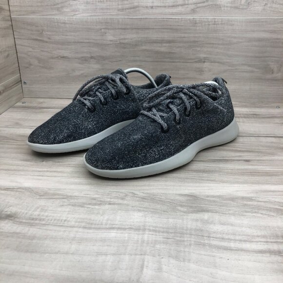 Allbirds Sneakers Mens 10 Gray Merino Wool Runners Lace Up Shoes main image 5